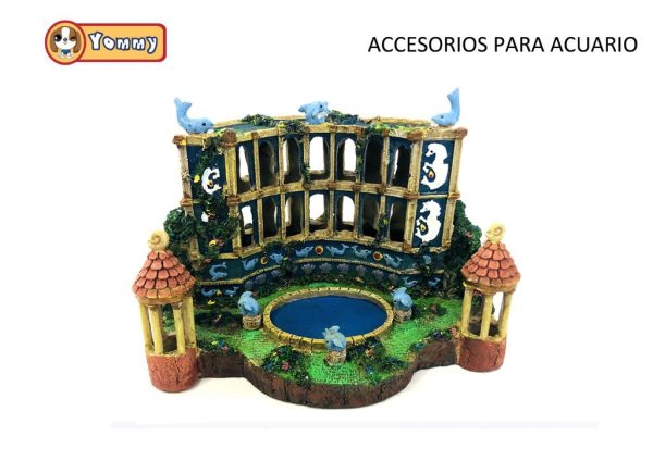 Castillo de resina 21x16x14.5 cm - Decoración de acuarios
