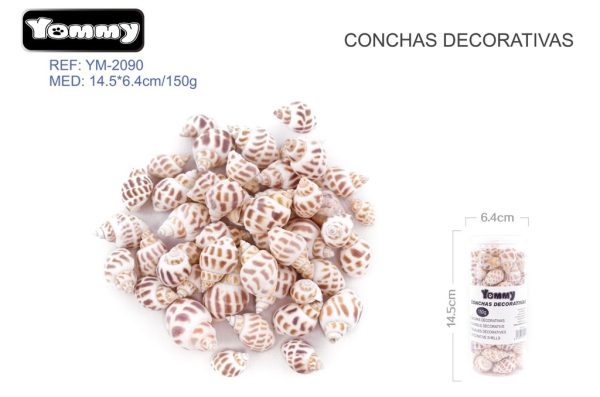 Conchas decorativas 150g - Decoraciones para acuarios