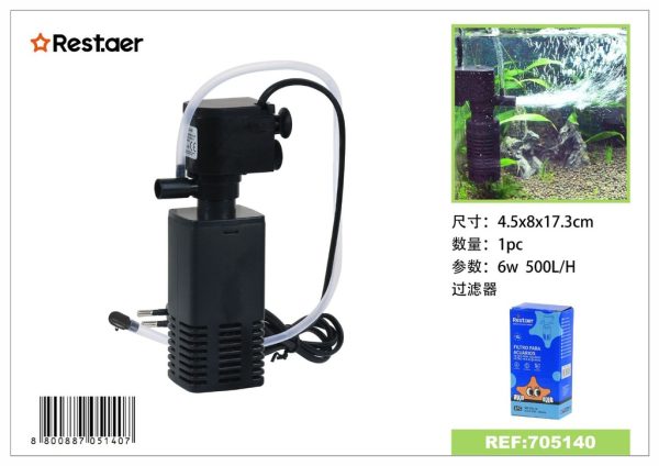 Filtro de acuario 6W - Accesorios para acuarios