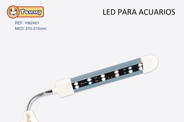 Luz de acuario LED para peces C-160 6W - Acuarios y productos electrónicos
