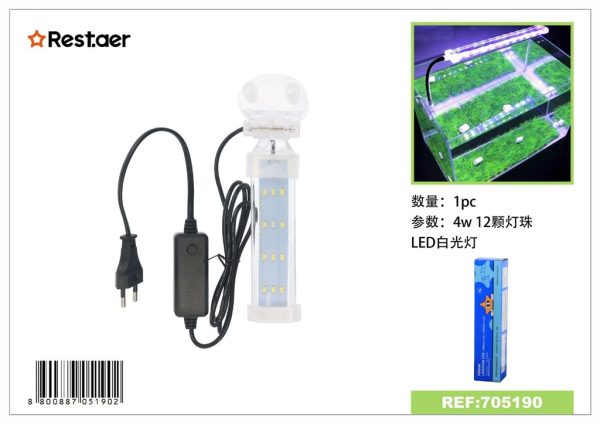 Lámpara LED para acuario 4W - Accesorios para acuarios