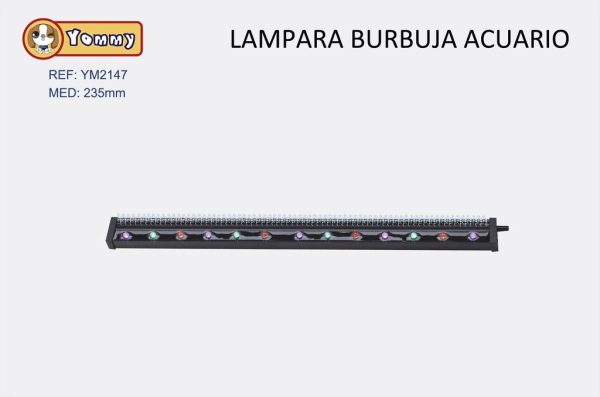Lámpara burbuja acuario 235 mm - Iluminación acuática