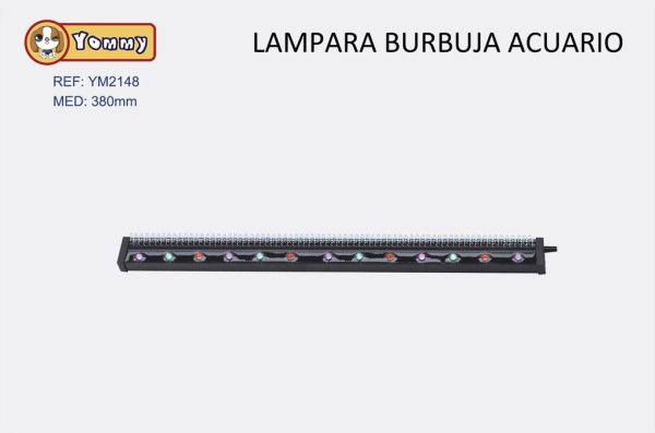 Lámpara de burbuja para acuario 380mm
