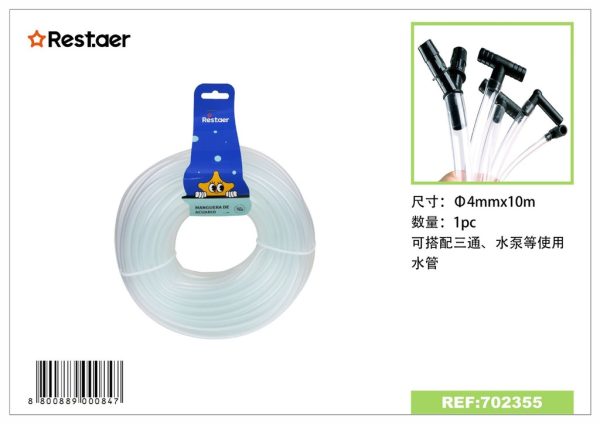 Manguera para acuario de 4mm x 10m - Accesorios de acuarios