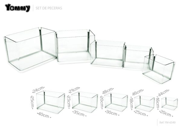 Pecera set 5 - Acuarios y accesorios para mascotas