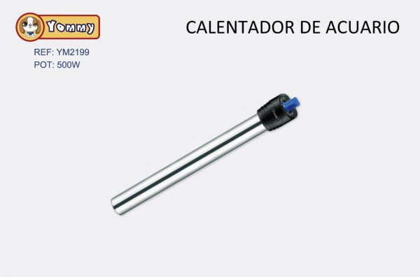 Varilla calefactora de acero inoxidable para acuarios 500W