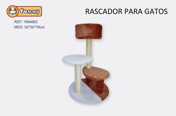 Rascador para gato 50x50x78 cm - Accesorios para mascotas
