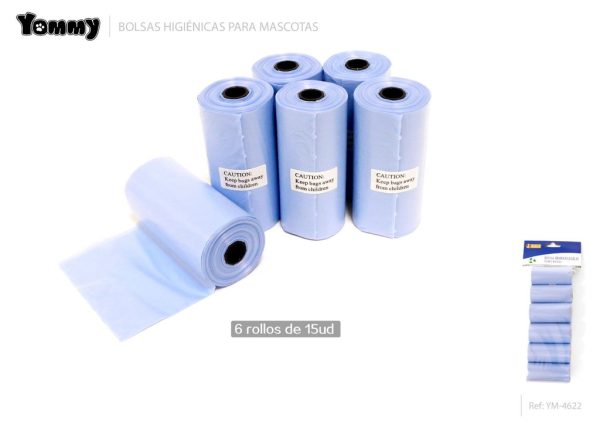 Bolsa biodegradable con aroma y grosor 6*15 - Bolsas para excrementos