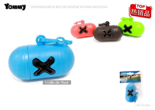 Dispensador de bolsa de basura 8.35*4.25cm - Accesorios para mascotas