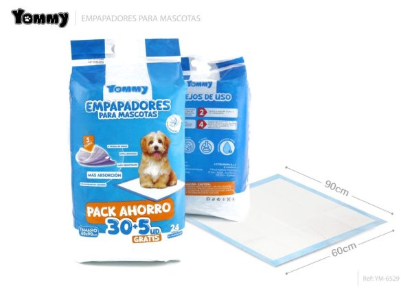 Empapadores para mascotas 60*90 cm 30PCS+5PCS - Accesorios para mascotas