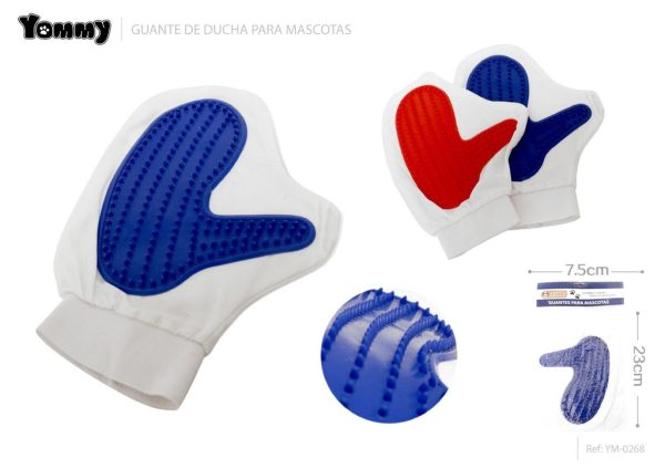Guantes de baño para mascotas 23*7.5 cm - Accesorios para mascotas
