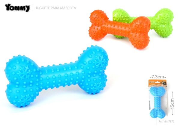 Juguete goma para mascotas hueso de nieve 15*7.3cm - Juguete para mascotas