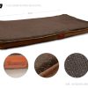 Colchoneta de espuma para mascota 70x110x5cm marrón (3 uds) - Accesorios para mascotas y descanso
