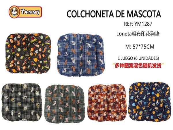 Colchoneta ovalada para perros 80x60 cm - Accesorios para mascotas