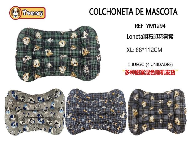 Colchoneta para perro 120x95cm x4 unidades - Accesorios para mascotas - Imagen 2