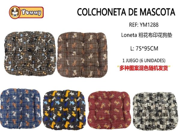 Colchoneta para perros elíptica 100*80 cm - Productos básicos para mascotas