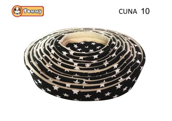 Cuna de 10 piezas en negro 68*58*16CM - Accesorios para mascotas