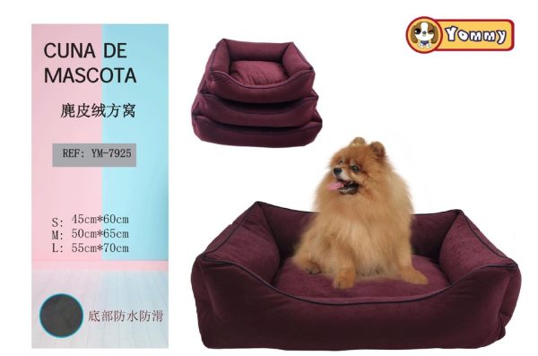 Cuna de Mascota de Piel Suave Color Rojo YD-79253 - Accesorios para Mascotas