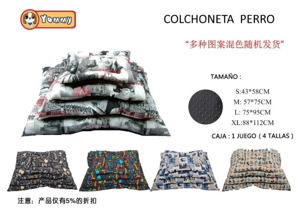 Cuna de perro 4 piezas con base antideslizante - Productos para mascotas - Imagen 2