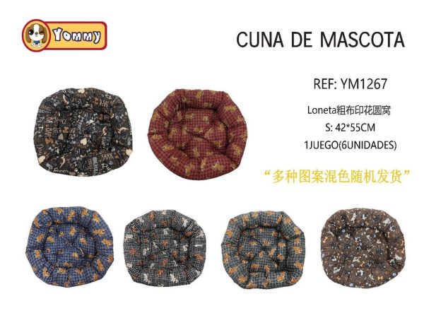 Cuna de perro de 60*45 cm - Colchón para mascotas