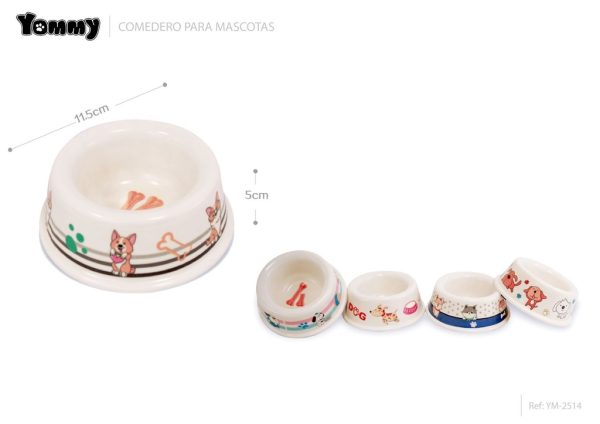 Comedero de PVC 11.5*4.5*5cm - Accesorios para mascotas