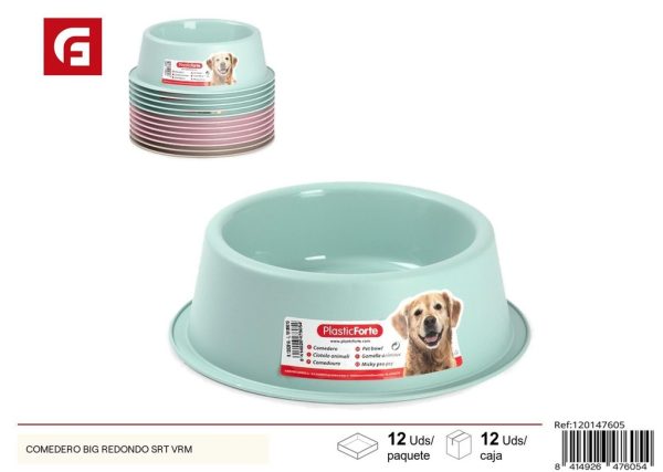 Comedero grande redondo SRT VRM - Productos para mascotas