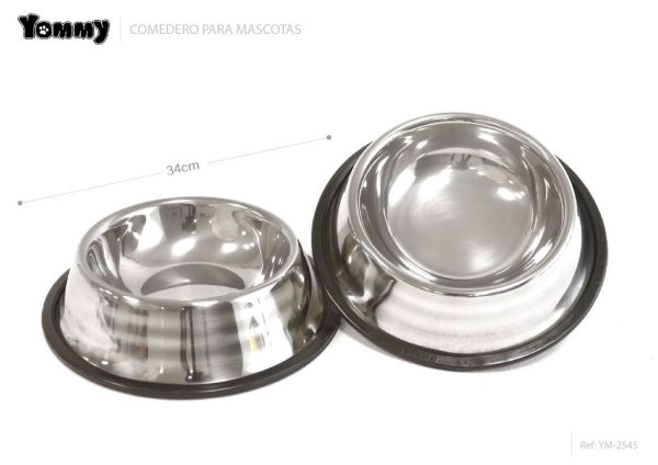 Comedero para mascota 34 cm - Accesorio de alimentación