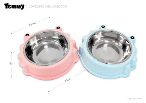 Comedero para mascotas 20*20*5cm - Artículos para mascotas y comederos