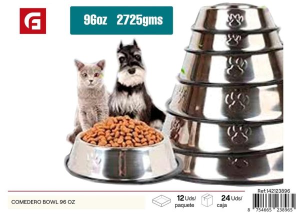 Comedero para perro 96 oz - Artículos para mascotas
