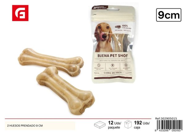 2 Huesos prensados - Snacks saludables para perros