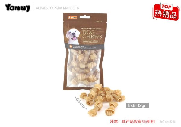 Alimento hueso 6.5cm 8-12g 8 piezas - Snacks para perros