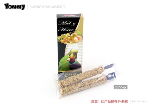 Alimentos barritas periquitos miel 55g*2 - Alimentos para aves