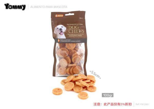 Alimentos para mascotas de pollo 5.5 cm 100 g - Snacks para perros