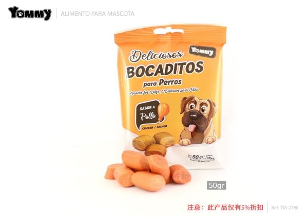 Bocaditos de pollo 50 g - Snacks para mascotas