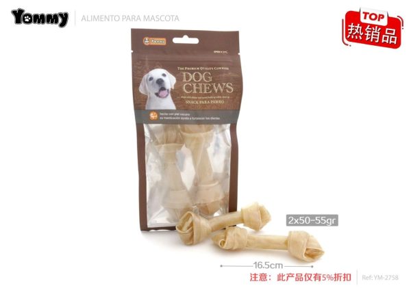 Huesos de comida 16.50cm 50-55g 2 piezas - Accesorios para mascotas