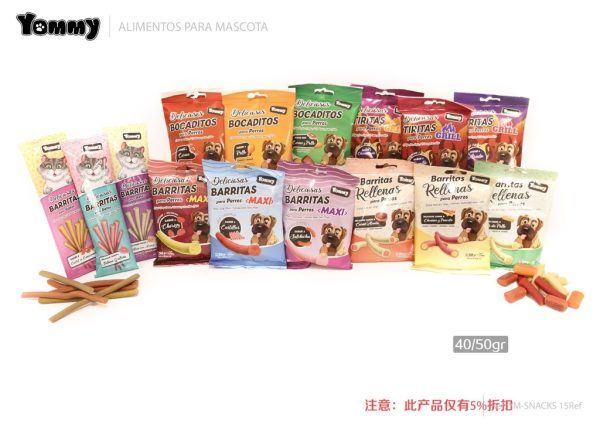 Snack mix familiar (15 sabores en una caja) - Alimentos para perros y golosinas
