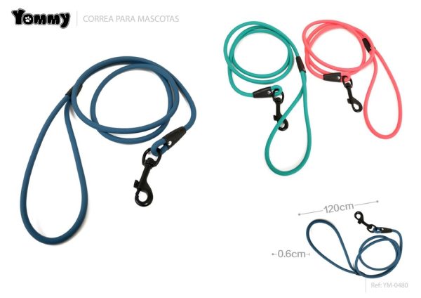 Correa PVC para mascotas 0.6 cm x 120 cm - Accesorios para mascotas