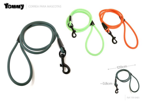 Correa PVC para mascotas 0.8 cm*120 cm - Accesorios de mascotas