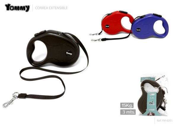 Corrrea extensible para mascotas 3M - Accesorios para mascotas