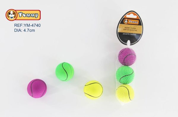 Juguete Goma Espuma 3 uds 4.7 cm - Juguetes para mascotas