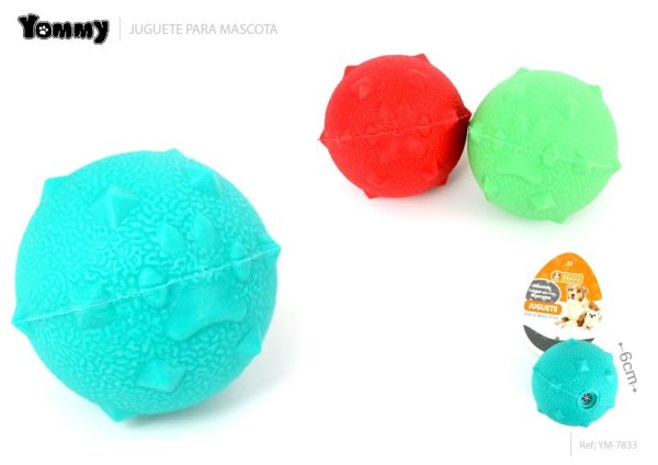 Juguete TPR pelota de diamante (6 cm) - Juguetes para mascotas