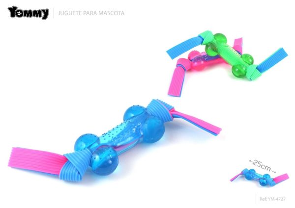 Juguete TPR tejido 25 cm - Juguetes para mascotas
