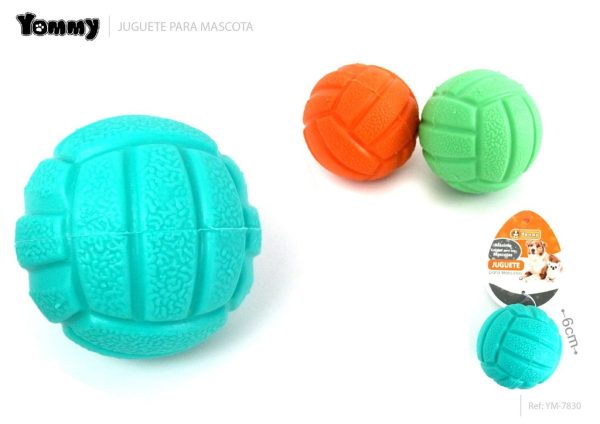Juguete TPR voleibol (6 cm) - Juguetes para mascotas