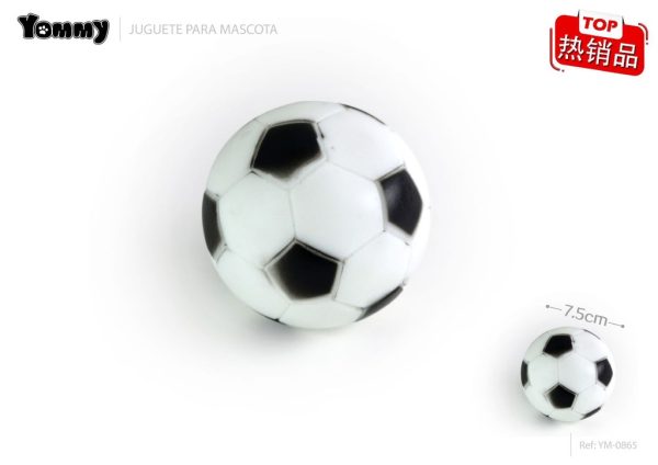 Juguete Vinilo Fútbol 7.5cm - Juguetes para Mascotas