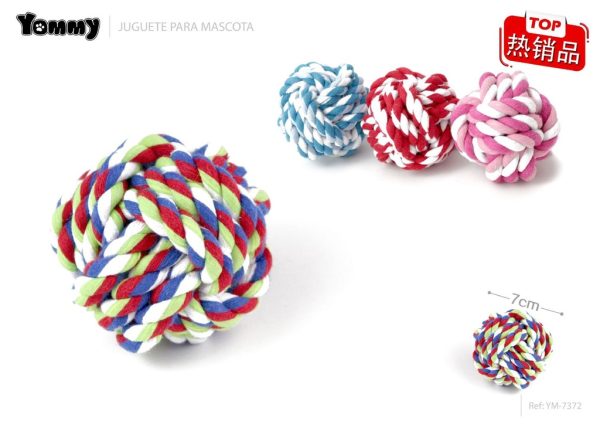 Juguete de Cuerda Bola 7CM - Accesorios para mascotas