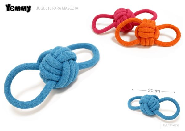 Juguete de bola en forma de 8 para mascotas 20CM - Accesorios para mascotas