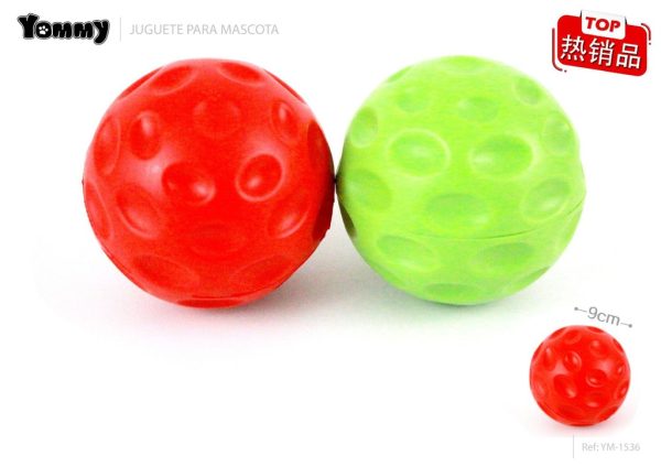 Juguete de caucho con sonido y cuchara 9cm para mascotas