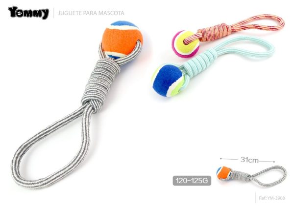 Juguete de cuerda 120-125g 31 cm - Accesorios para mascotas