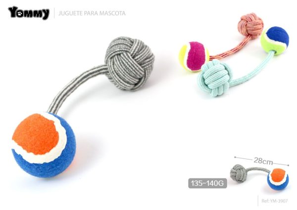 Juguete de cuerda 135-140g 28cm - Accesorios para mascotas
