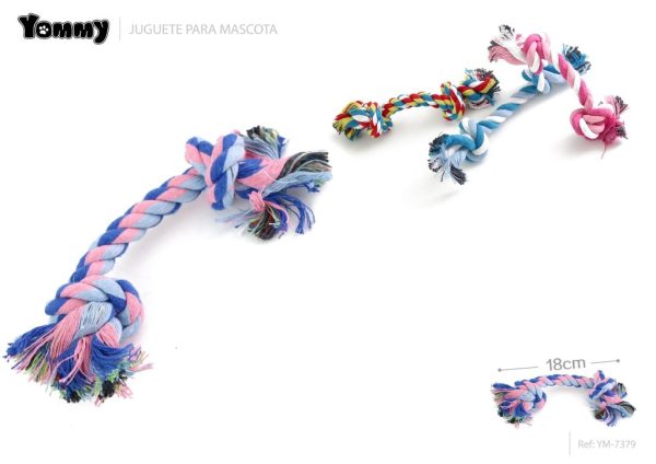Juguete de cuerda de nudo 18cm - Juguetes para mascotas